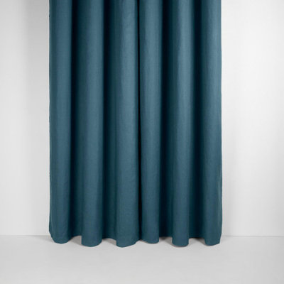 Carlina Linen Room Darkening Curtain Single Panel