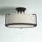 Ilarion Fabric Semi Flush Mount