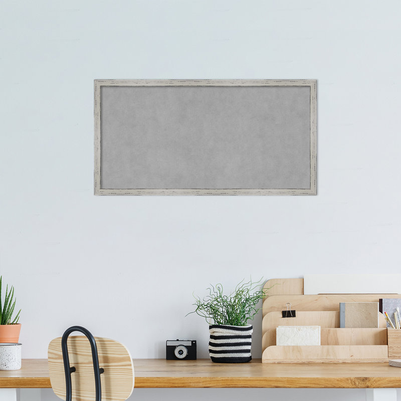 Tableau magnétique magnétique en métal, 13" H x 25" W x 1" D