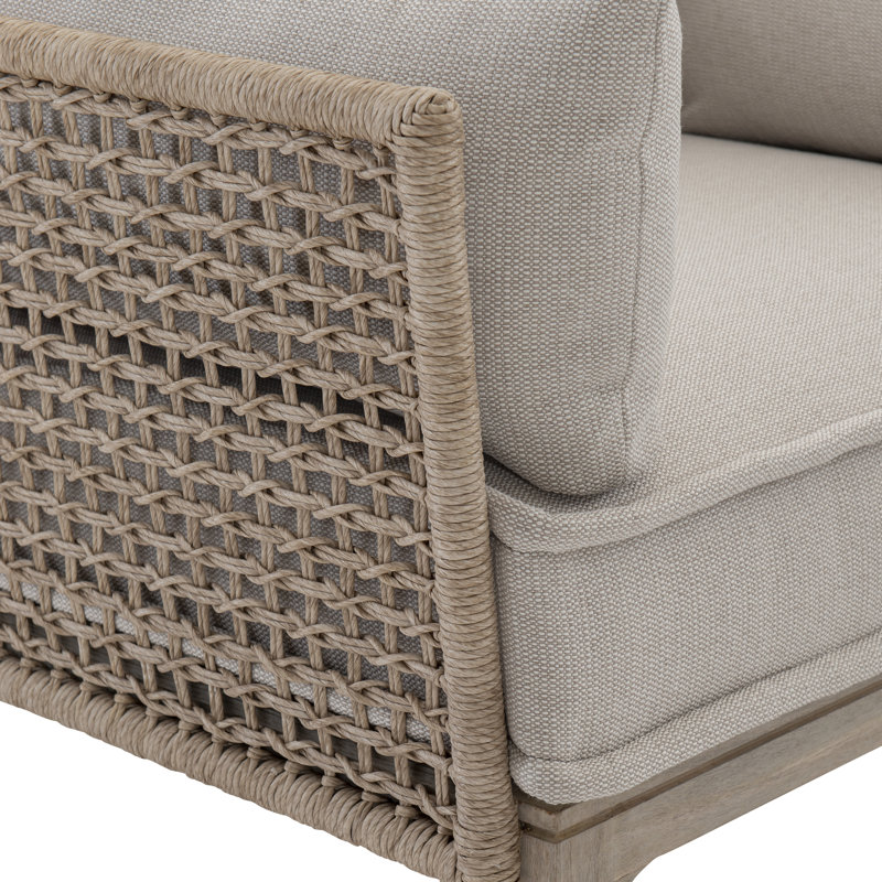 Catalonia Wood Outdoor Lounge Chair