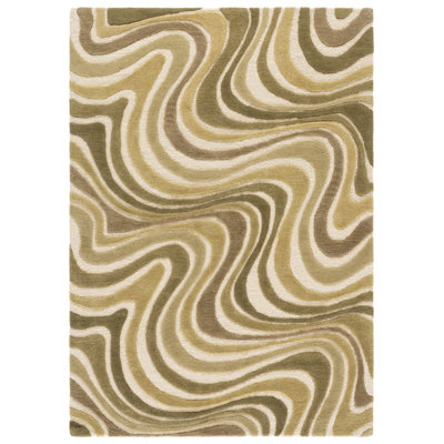 Rodeo Drive 456 Hand Tufted 80% Wool; 20% Cotton Abstract Rug
