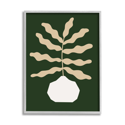 «Minimal Potting Plant Yellow Foliage over Green» par Victoria Barnes - impression