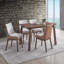 Ginny Walnut Finish Dining Table