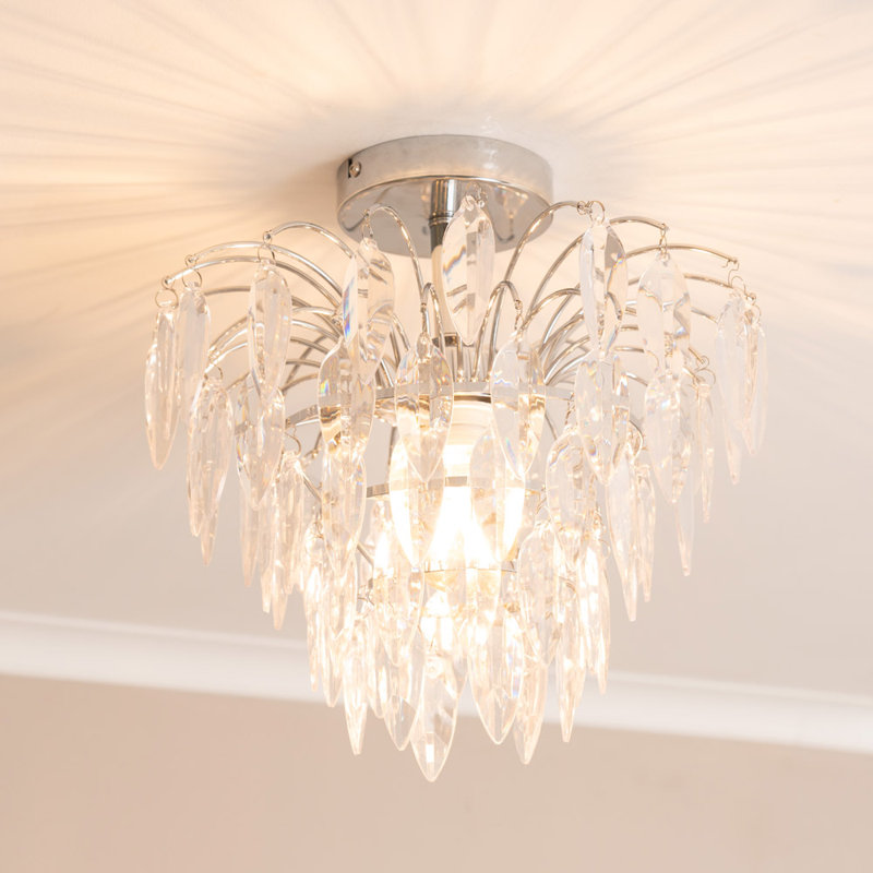 Reyno Plastic Flush Mount, No