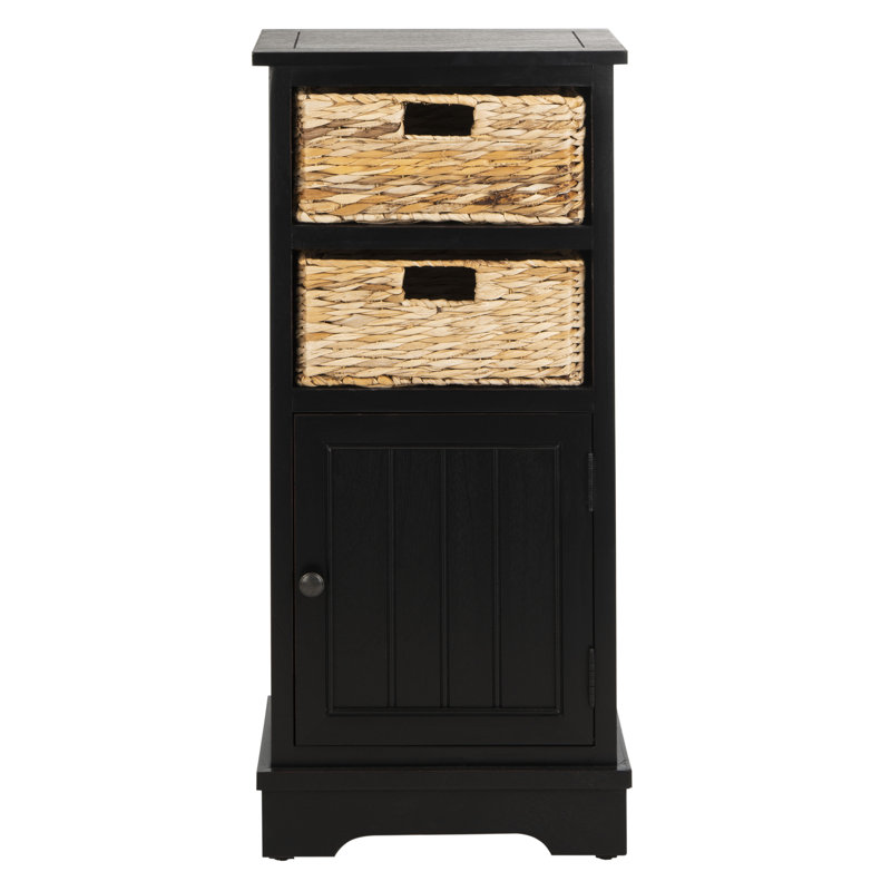 Painswick Accent Cabinet, Distressed Black