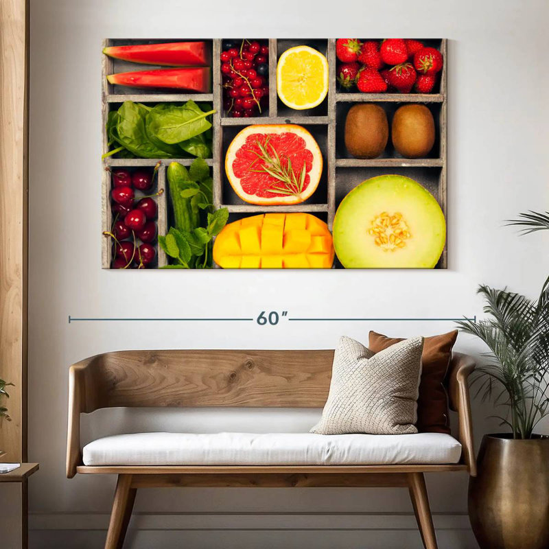 Yarlin Vegetable And Fruit Bento, 34" H x 51" W