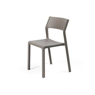 Wynward Stacking Patio Dining Side Chair with Cushion