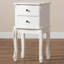 41.9cm W Manufactured Wood Bedside Table