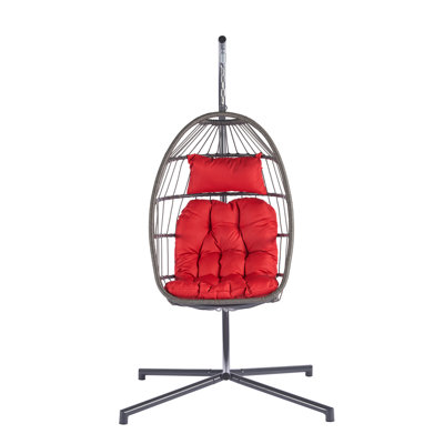 Fauteuil œuf simple avec support Cailynne