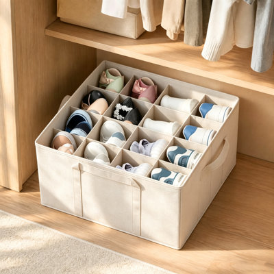 32 Pair Shoe Storage Box
