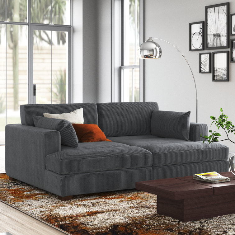 Bentura 83.86'' Recessed Arm Modular Sofa
