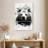 Brampt Bear Head Black And White-108549549