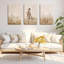 3 Piece Wrapped Canvas Wall Art