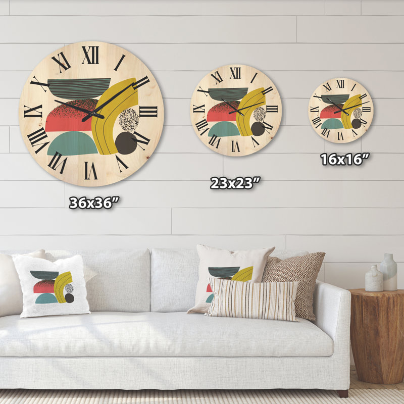 Horloge murale géométrique, Petit