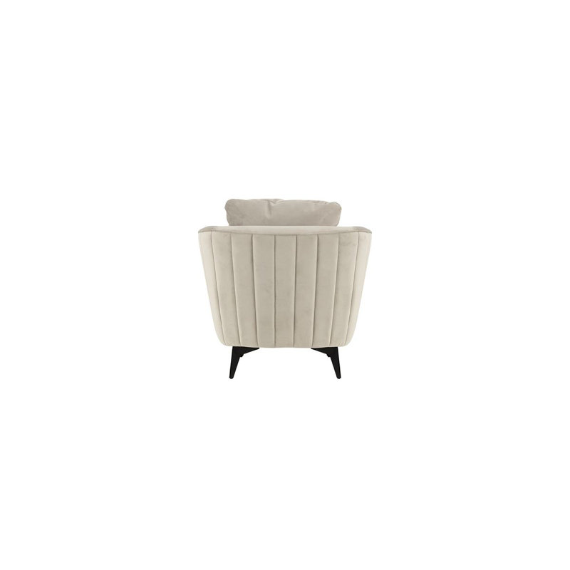 Upholstered Armchair, Beige