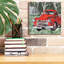  «Big Red Truck 4» par Annie Warren, art mural sur toile, 12 po x 12 po-2114428798