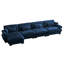 Canapé modulaire modulaire avec repose-pieds convertible-1382089342
