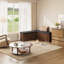 Banc à chaussures en L avec coussin-974541842