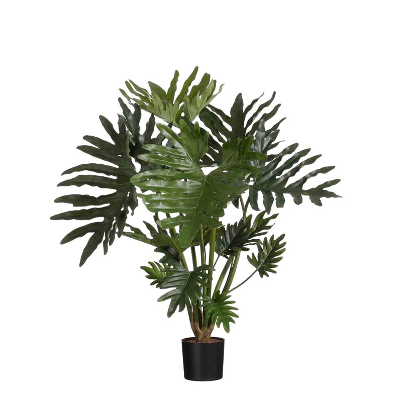 85cm Faux Philodendron Plant in Pot