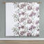 Édredon 100% simple avec taupe et taies décoratives mauves-117370911