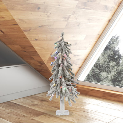 3' Lighted Pine Christmas Tree