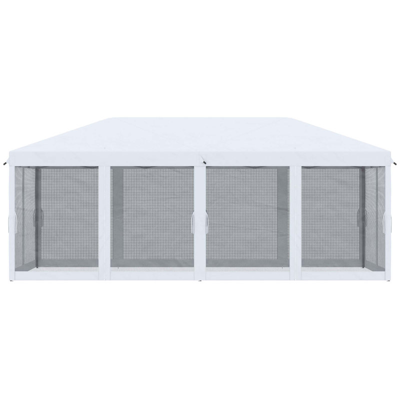Tente avec auvent Pop Up Outsunny