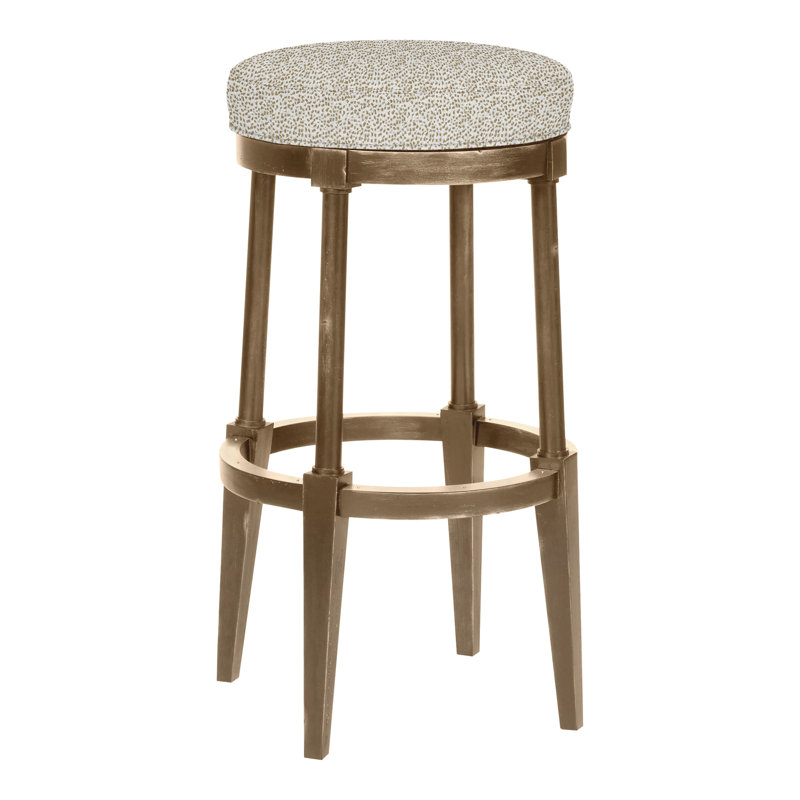 Tabouret de bar 31 po Compendium Lydia, Non, Jolie neige, Hampton