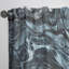 Gris et turquoise liquide - Rideau moderne - Velours obscurcissant - 1 panneau
