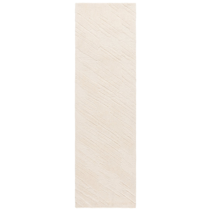 Yesania Hand Tufted Wool & Cotton Abstract Rug, Runner 2'3" x 8'