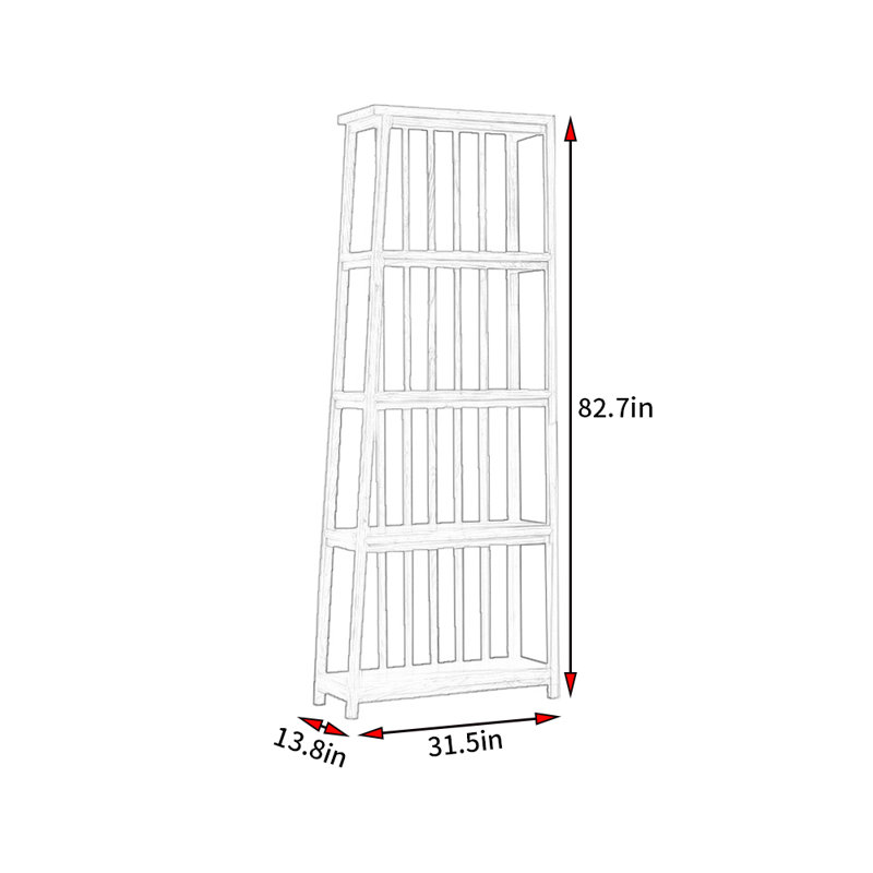 New Chinese Retro Minimalist Style Bookcase