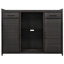 Armoire de bar en faux osier Havessa-129228524