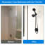 Remplacement de l'ensemble de garniture de robinet de douche Moen, double douche à haute pression combinée, poignée de douche-117199905