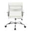 Fauteuil de bureau à dossier moyen en faux cuir Mulkey-1428571157