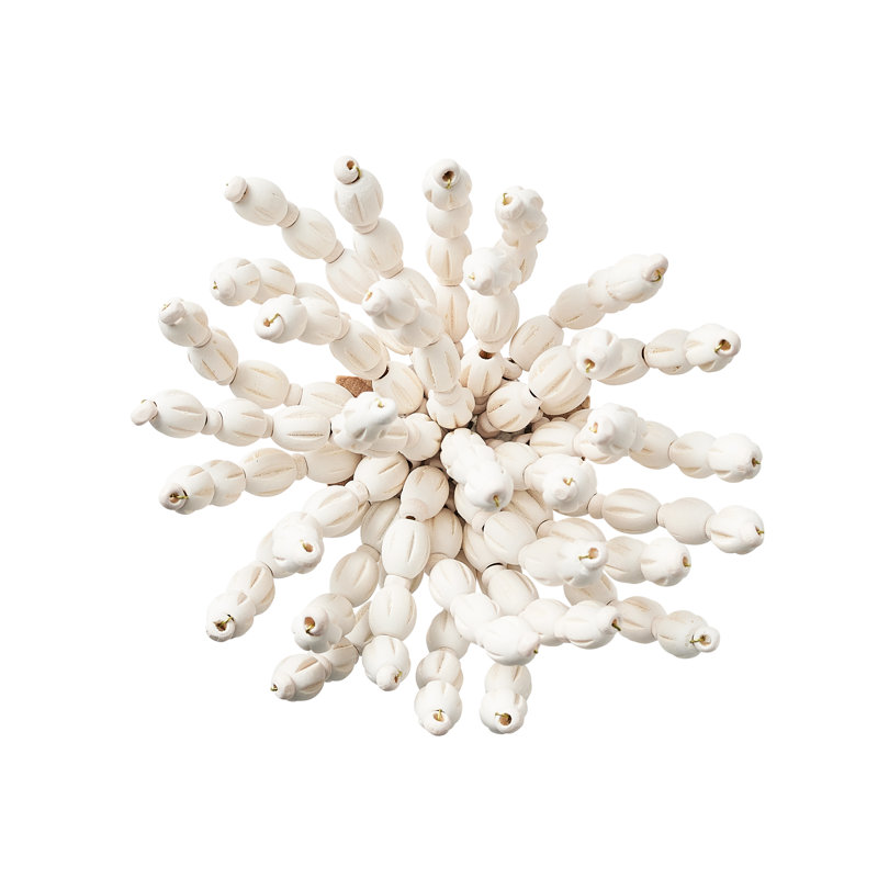 Reed Napkin Ring, White