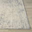 Tapis d'intérieur contemporain abstrait ivoire / bleu pierre Melby-1662233888