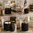 Stylish Linen Cylinder Storage Ottoman-1121326581