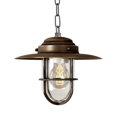 Tifton 1 - Light Brass Lantern Pendant