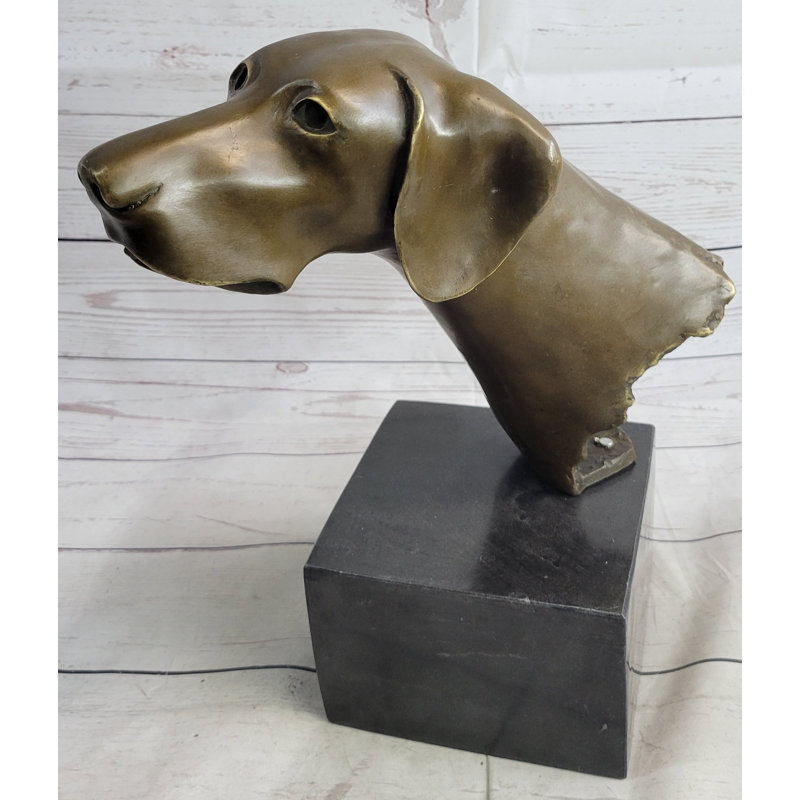 Figurine de statue de Weimaran Vizsla