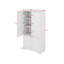 Armoire avec deux portes et tiroirs, tablette réglable-567842621