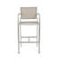 2 ensembles de sièges de terrasse, 29,50 po, rouille argentée, grillage gris 29,50 po, 2