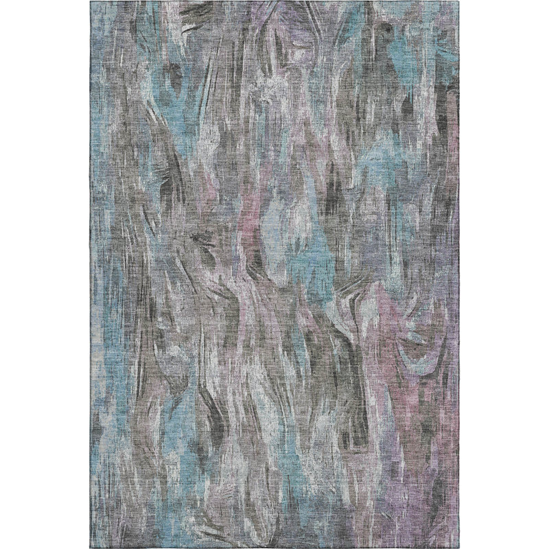 Premium Machine Washable Mayfield AMF2269 Abstract Rug, 10' x 14', Taupe