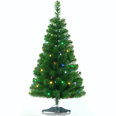Lighted Fir Christmas Tree