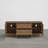 Aureon 62" Modern Arc TV Stand With Handleless Design & Adjustable Shelves,Fits Tvs Up To 70"-1088608457