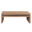 Table de salon rustique en bois naturel, 46,99 po Longueur x 23 largeur 15,9 hauteur, beau bureau rectangulaire, L 47,6 po x l 23,6 po H 16,3 po, design, rangement ouvert
