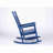 All Weather Rocking Chair Set With Side Table, 3-Piece Rocking Chair Set With Wood-Texture(Includes 2 Rocking Chairs And 1 Table)