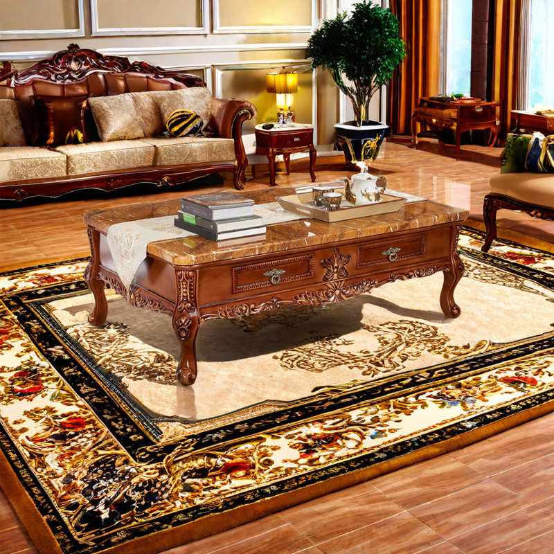 Table basse Asilee, Brun, Brun