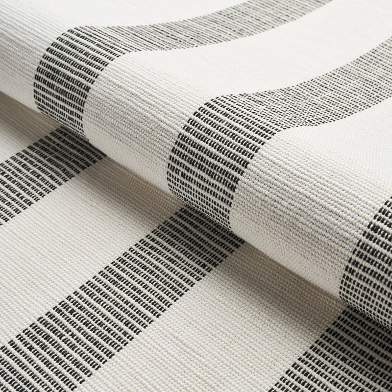 Ketley Performance Stripe Fabric, Black