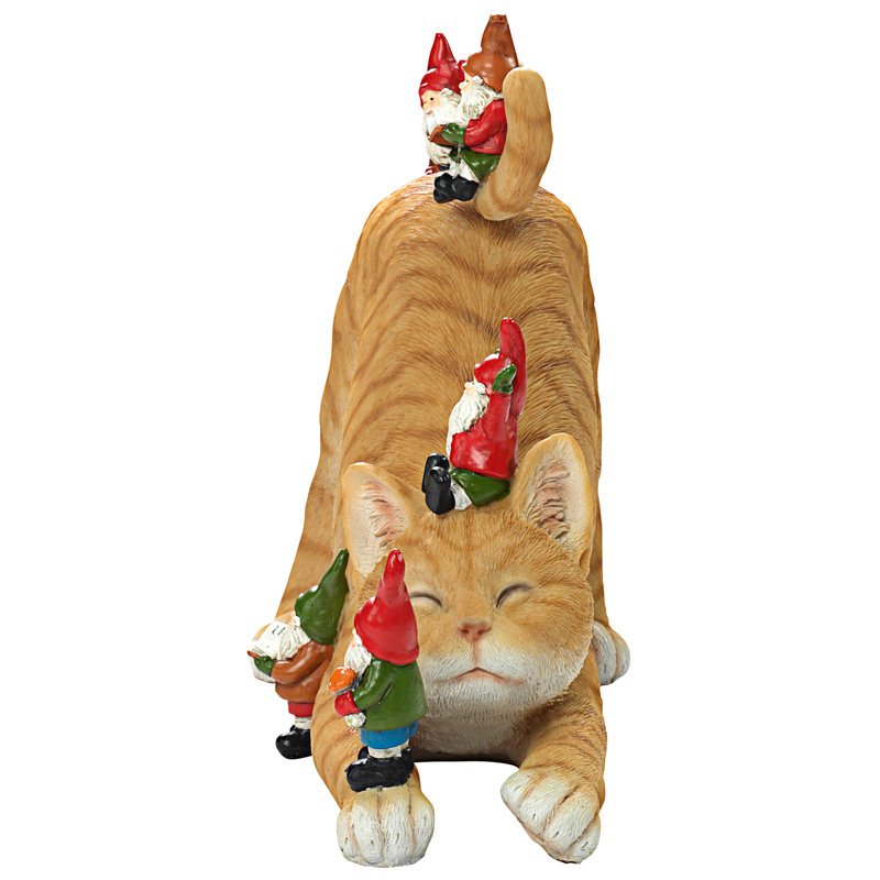 Statue gnome félins catatonic