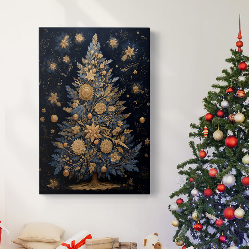 Art des Fêtes de Noël - Toile tendue avec châssis DCXLV, H 18 po x l 12 po