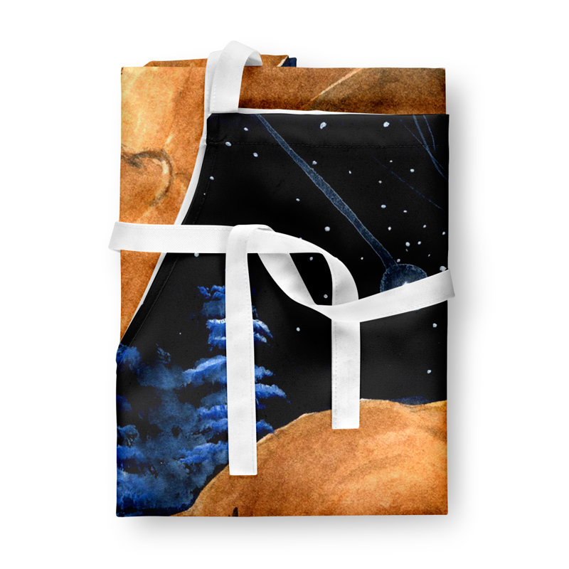 Tablier teckel starry night